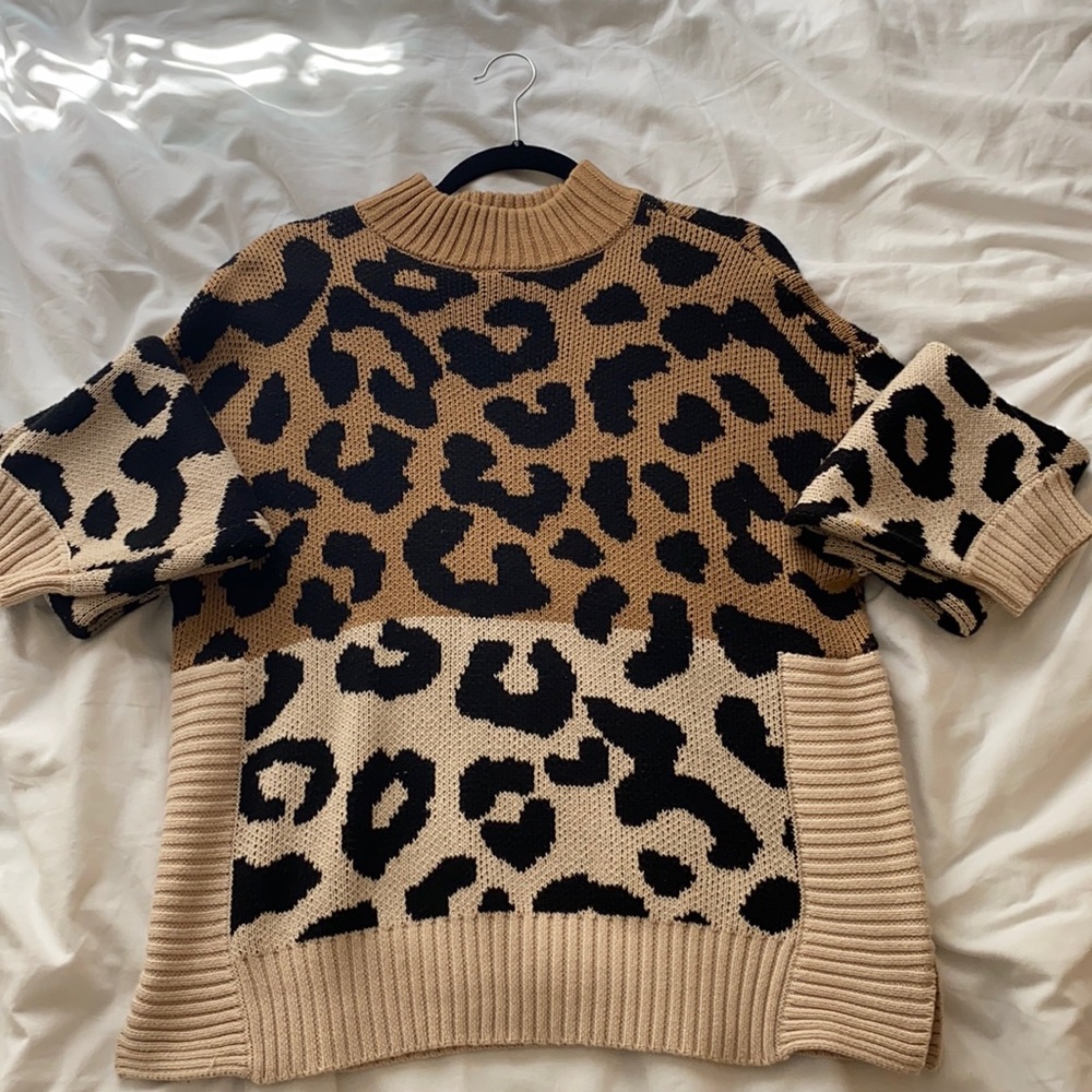 Nine West Leopard Sweater